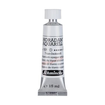 Schmincke Horadam Aquarell Artist Sulu Boya 15 ml Tüp Seri 1 101 Titanium Opaque White