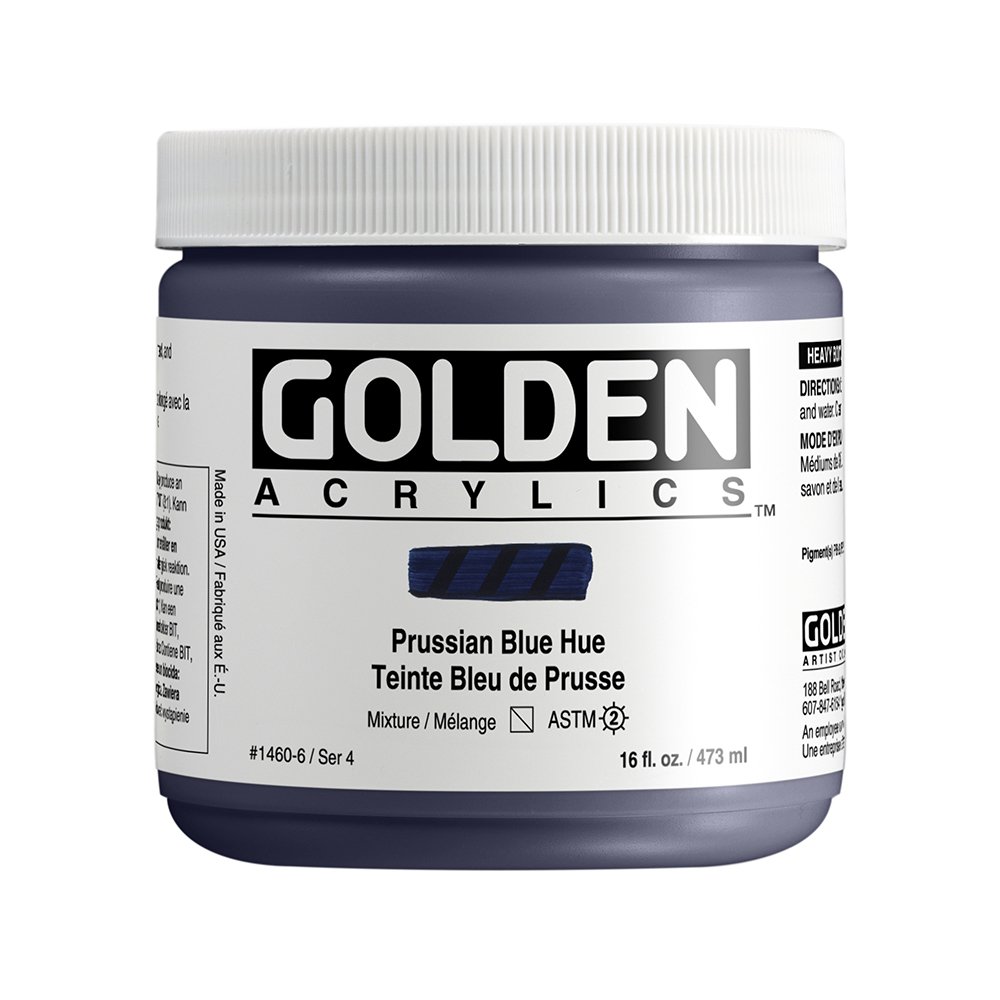 Golden Akrilik HB PRUSSIAN BLUE HUE 473 ML