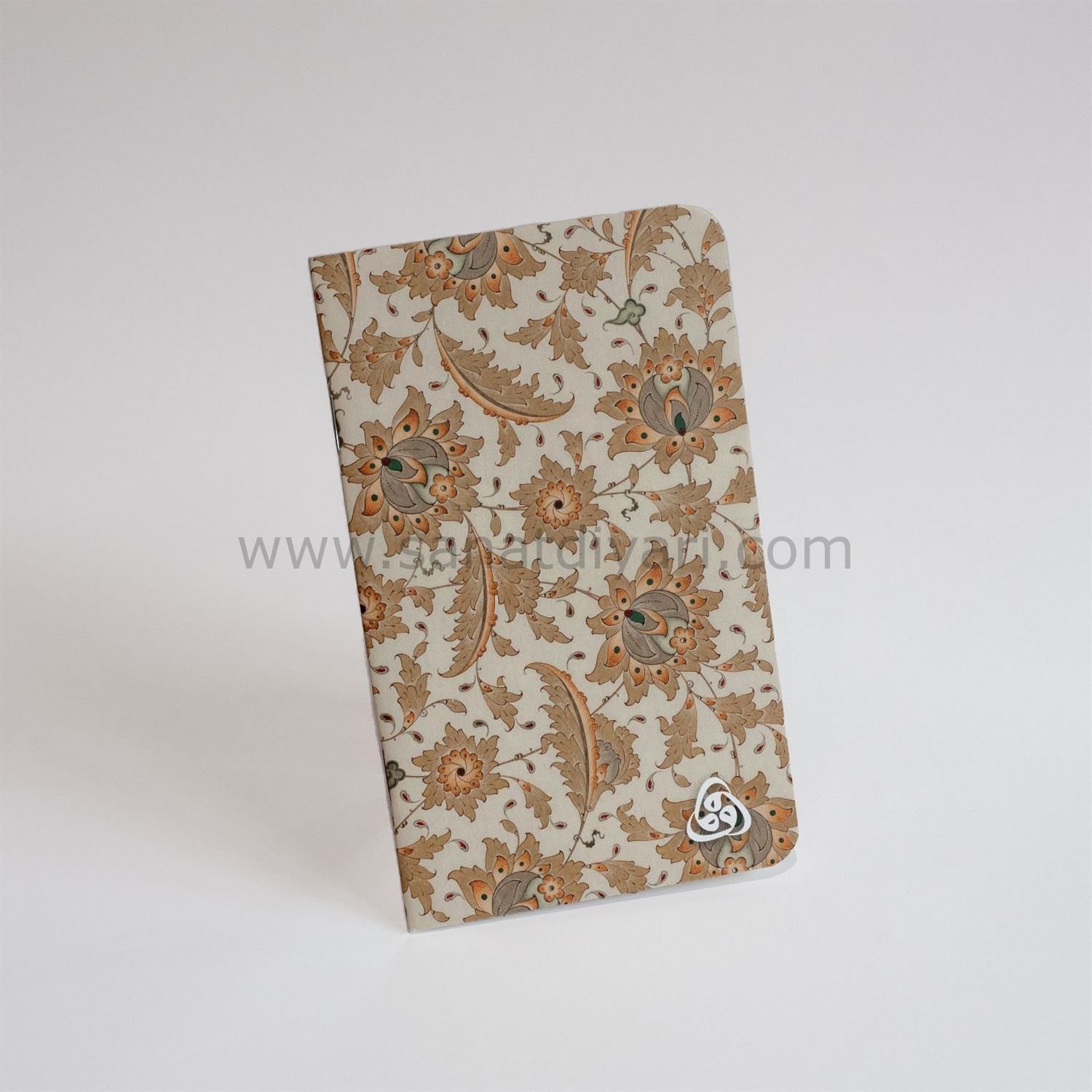 Üçvav Not Defteri Küçük Boy - Halkari Desenli 2