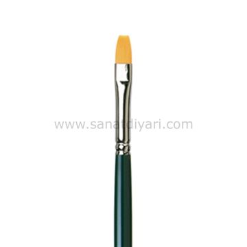 Da Vinci 1870 Serisi Fırça No:0 nova sentetik düz yağlı boya ve akrilik boya fırçası