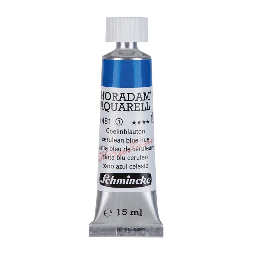 Schmincke Horadam Aquarell Artist Sulu Boya 15 ml Tüp Seri 1 481 cerulean blue hue