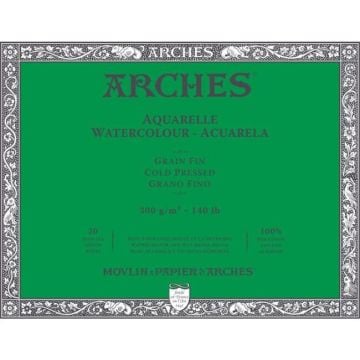 Arches Sulu Boya Blok 23 x 31 cm 300 gr 20 sf Cold Pres 1795060