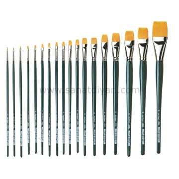 Da Vinci 1870 Serisi Fırça No:12 nova sentetik düz yağlı boya ve akrilik boya fırçası