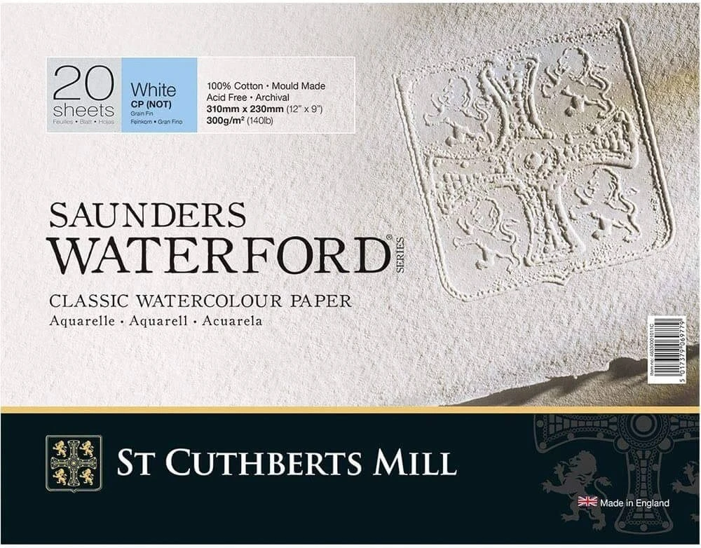 Saunders Waterford Sulu Boya Blok Cp 23x31cm 300gr 20syf