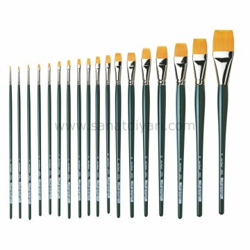 Da Vinci 1870 Serisi Fırça No:16 nova sentetik düz yağlı boya ve akrilik boya fırçası