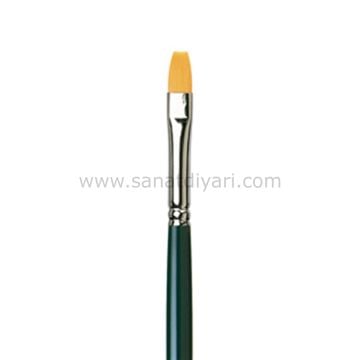 Da Vinci 1870 Serisi Fırça No:2 nova sentetik düz yağlı boya ve akrilik boya fırçası