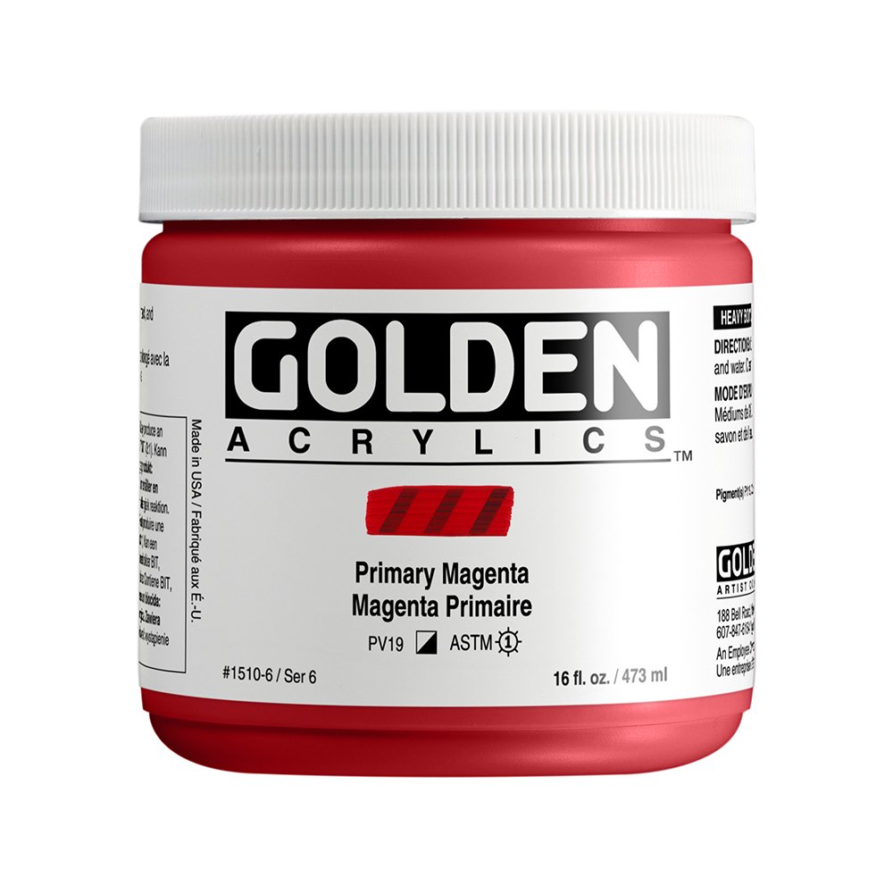 Golden Akrilik HB PRIMARY MAGENTA 473 ML