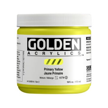 Golden Akrilik HB PRIMARY YELLOW 473 ML