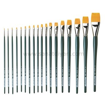 Da Vinci 1870 Serisi Fırça No:8 nova sentetik düz yağlı boya ve akrilik boya fırçası