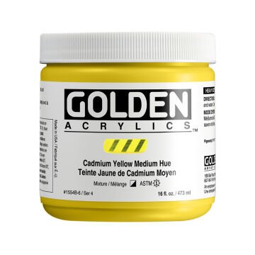 Golden Akrilik HB CADM.YLW.MED. HUE 473 ML