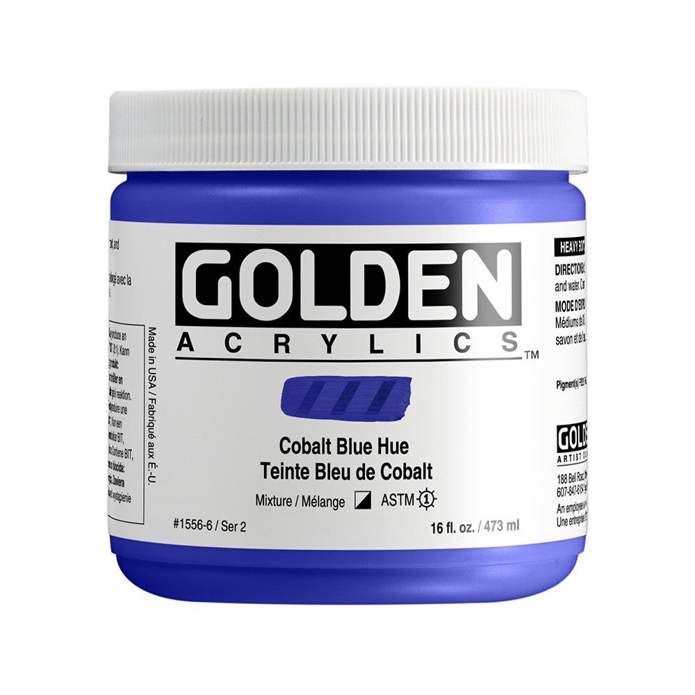 Golden Akrilik HB COBALT BLUE HUE 473 ML