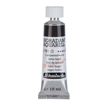Schmincke Horadam Aquarell Artist Sulu Boya 15 ml Tüp Seri 1 781 lamp black