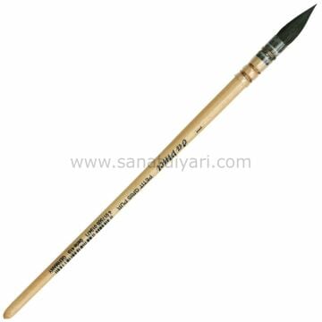 Da Vinci 418 Serisi Fırça No:1 petit gris pur mavi rus sincap kılı yuvarlak fıransız sulu boya fırçası