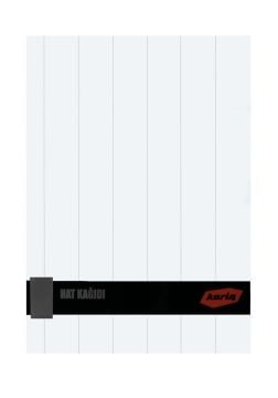 Karin Mat Kuşe Kağıdı Çizgili 110 Gr Beyaz A4 (80 Yp.)