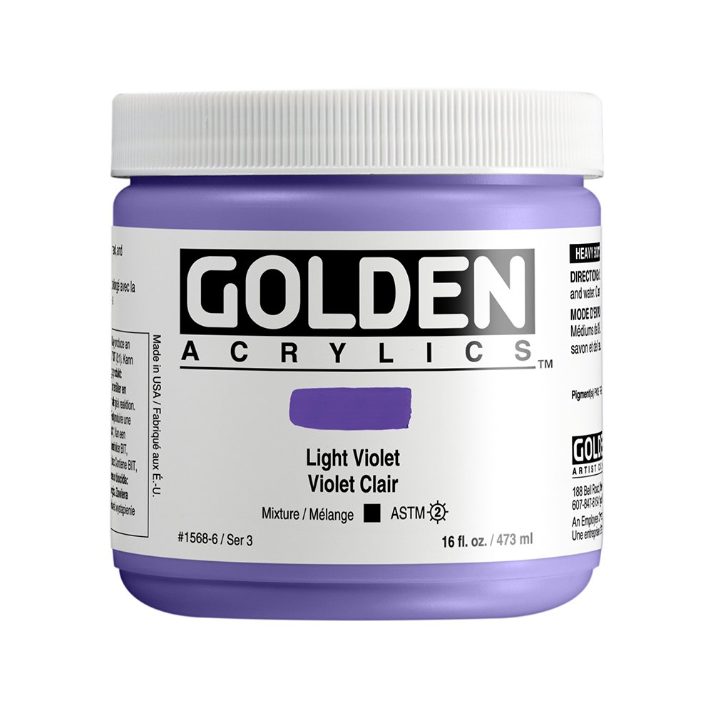 Golden Akrilik HB LIGHT VIOLET 473 ML