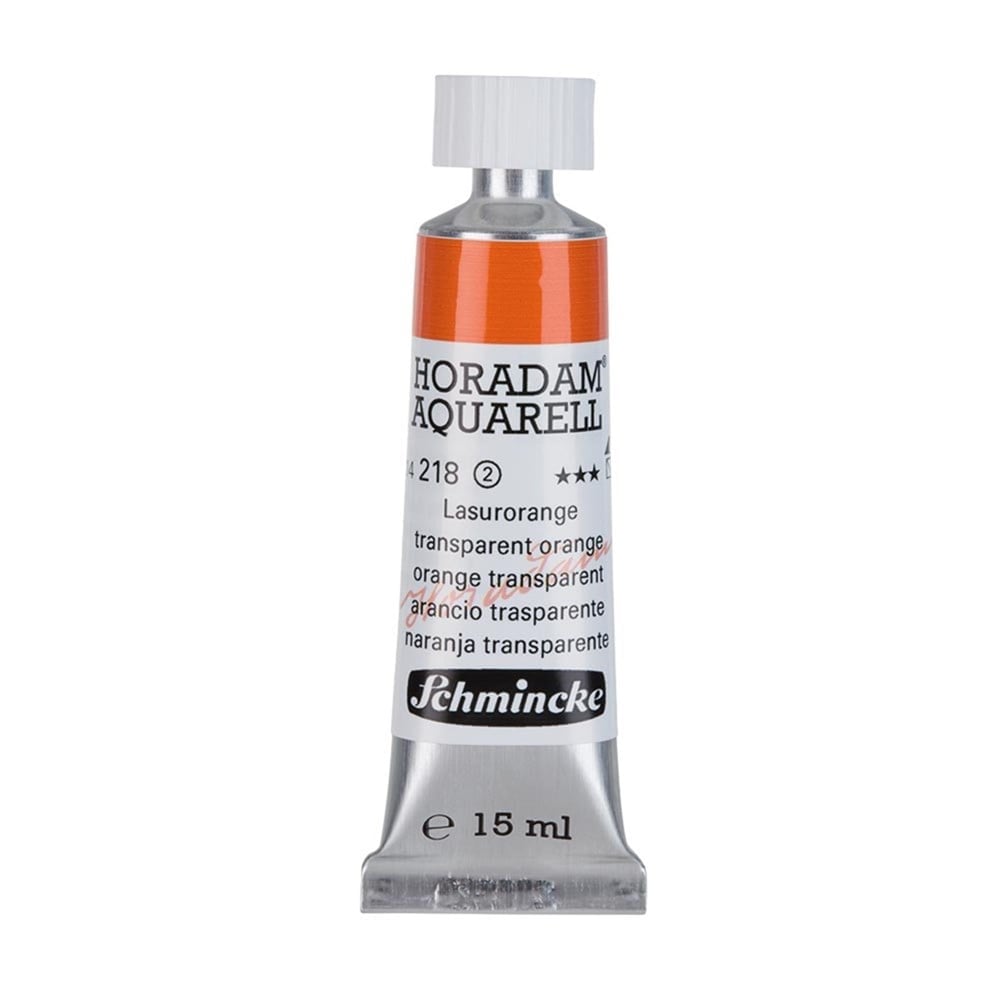 Schmincke Horadam Aquarell Artist Sulu Boya 15 ml Tüp Seri 2 218 transparent orange