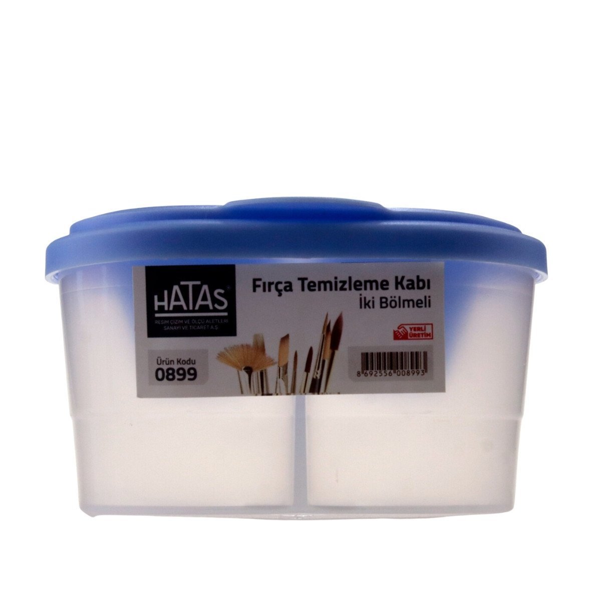 HATAS FIRÇA TEMİZLEME KABI 2 BÖLMELİ 0899 - LACİVERT