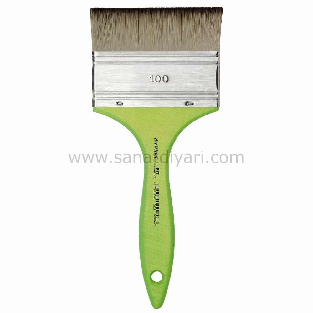 Da Vinci 5073 Serisi Fırça No:100 fit for hobby sentetik düz uçlu geniş yüzey fırçası