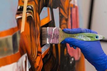 Da Vinci 5073 Serisi Fırça No:120 fit for hobby sentetik düz uçlu geniş yüzey fırçası