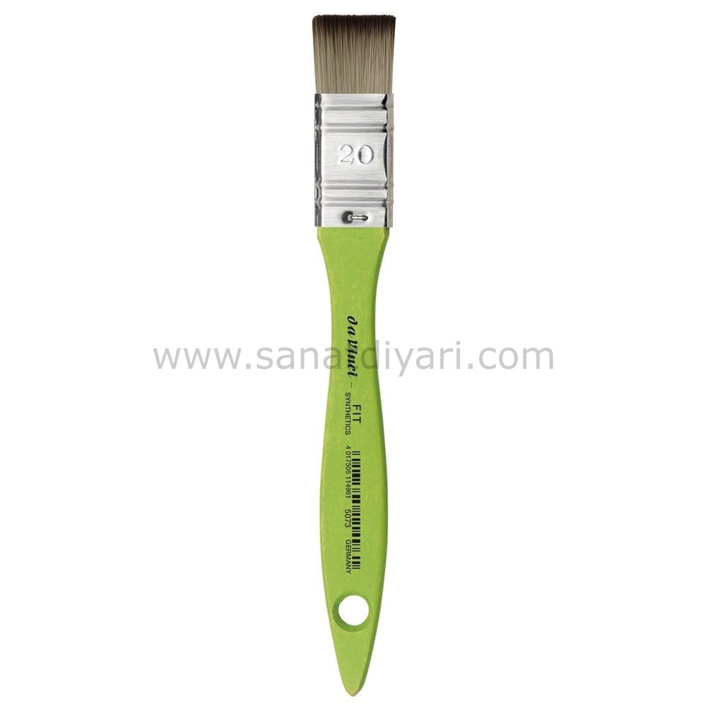 Da Vinci 5073 Serisi Fırça No:20 fit for hobby sentetik düz uçlu geniş yüzey fırçası