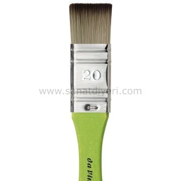 Da Vinci 5073 Serisi Fırça No:20 fit for hobby sentetik düz uçlu geniş yüzey fırçası