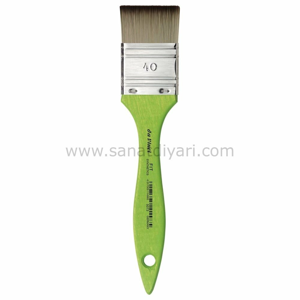 Da Vinci 5073 Serisi Fırça No:40 fit for hobby sentetik düz uçlu geniş yüzey fırçası