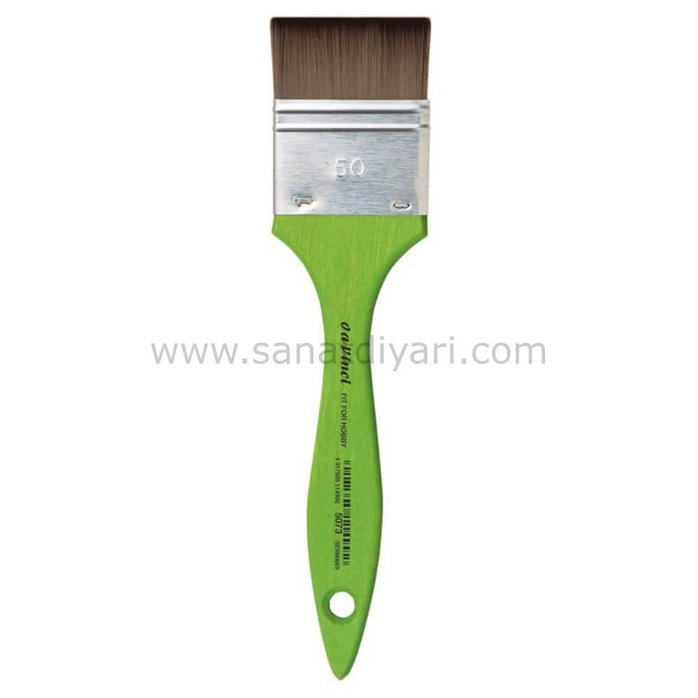 Da Vinci 5073 Serisi Fırça No:50 fit for hobby sentetik düz uçlu geniş yüzey fırçası