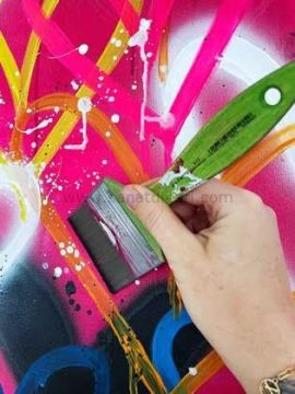 Da Vinci 5073 Serisi Fırça No:80 fit for hobby sentetik düz uçlu geniş yüzey fırçası