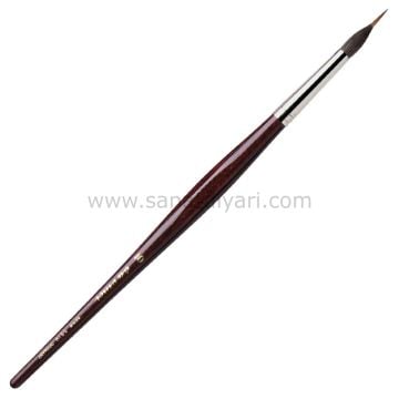 Da Vinci 5519 Serisi Fırça No:10  kolinsky ve kazan sincap kılı yuvarlak ince uçlu çizgi fırçası
