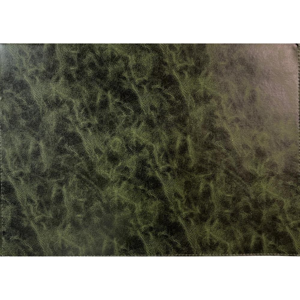 Yazı Altlığı Suni Deri Hazneli Haki Yeşil