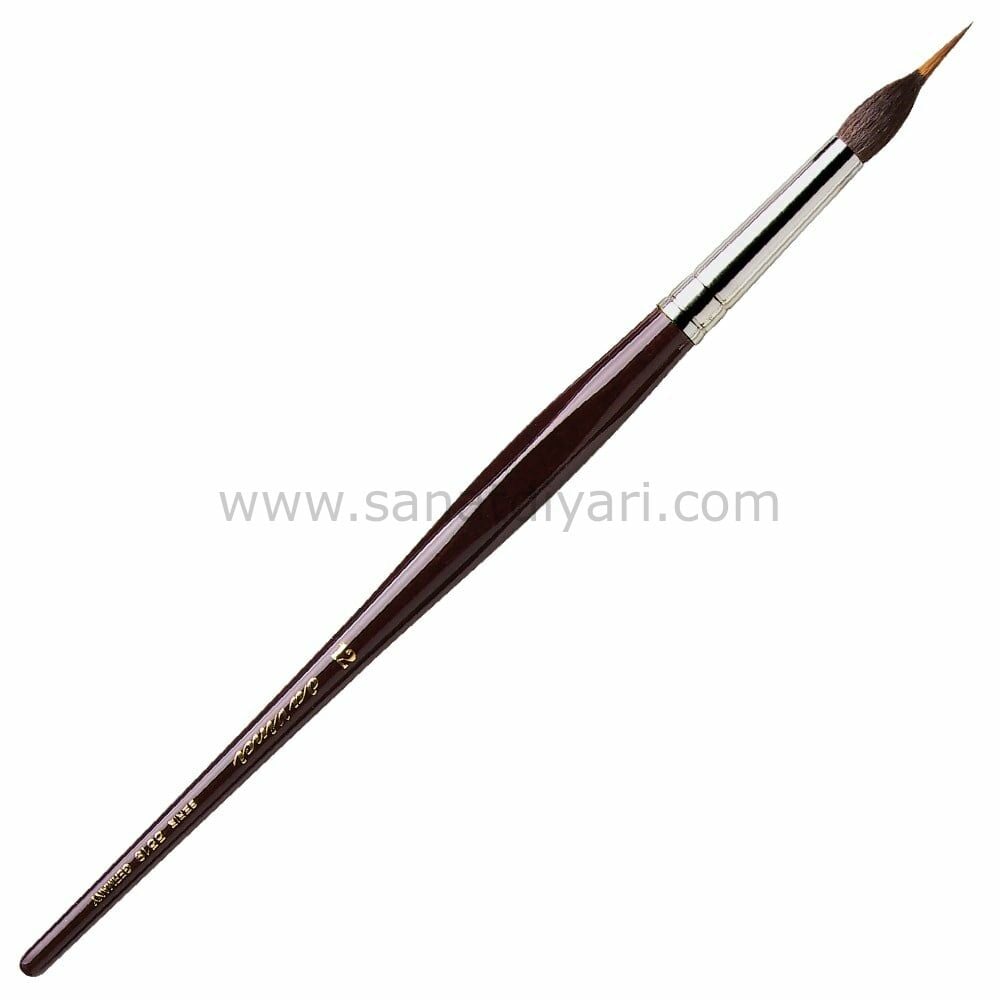 Da Vinci 5519 Serisi Fırça No:12  kolinsky ve kazan sincap kılı yuvarlak ince uçlu çizgi fırçası