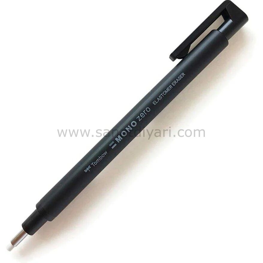 Tombow Mono Zero Kalem Silgi Yuvarlak Uç 2.3 mm Siyah