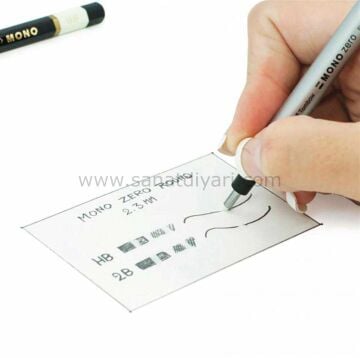Tombow Mono Zero Kalem Silgi Yuvarlak Uç 2.3 mm Çizgili