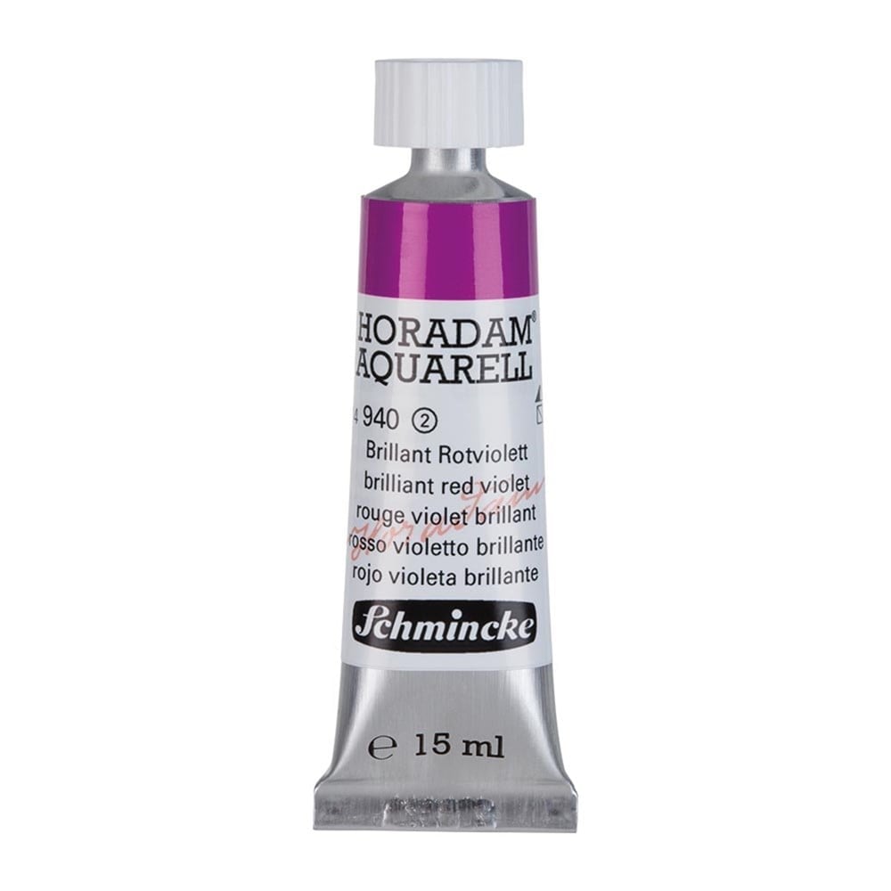 Schmincke Horadam Aquarell Artist Sulu Boya 15 ml Tüp Seri 2 940 brilliant red violet