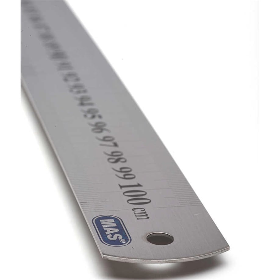 Mas Çelik Cetvel 100 cm Kod:2400