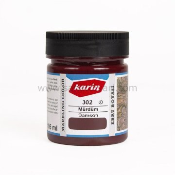 Karin Ebru Boyası 105 ml 302 Mürdüm