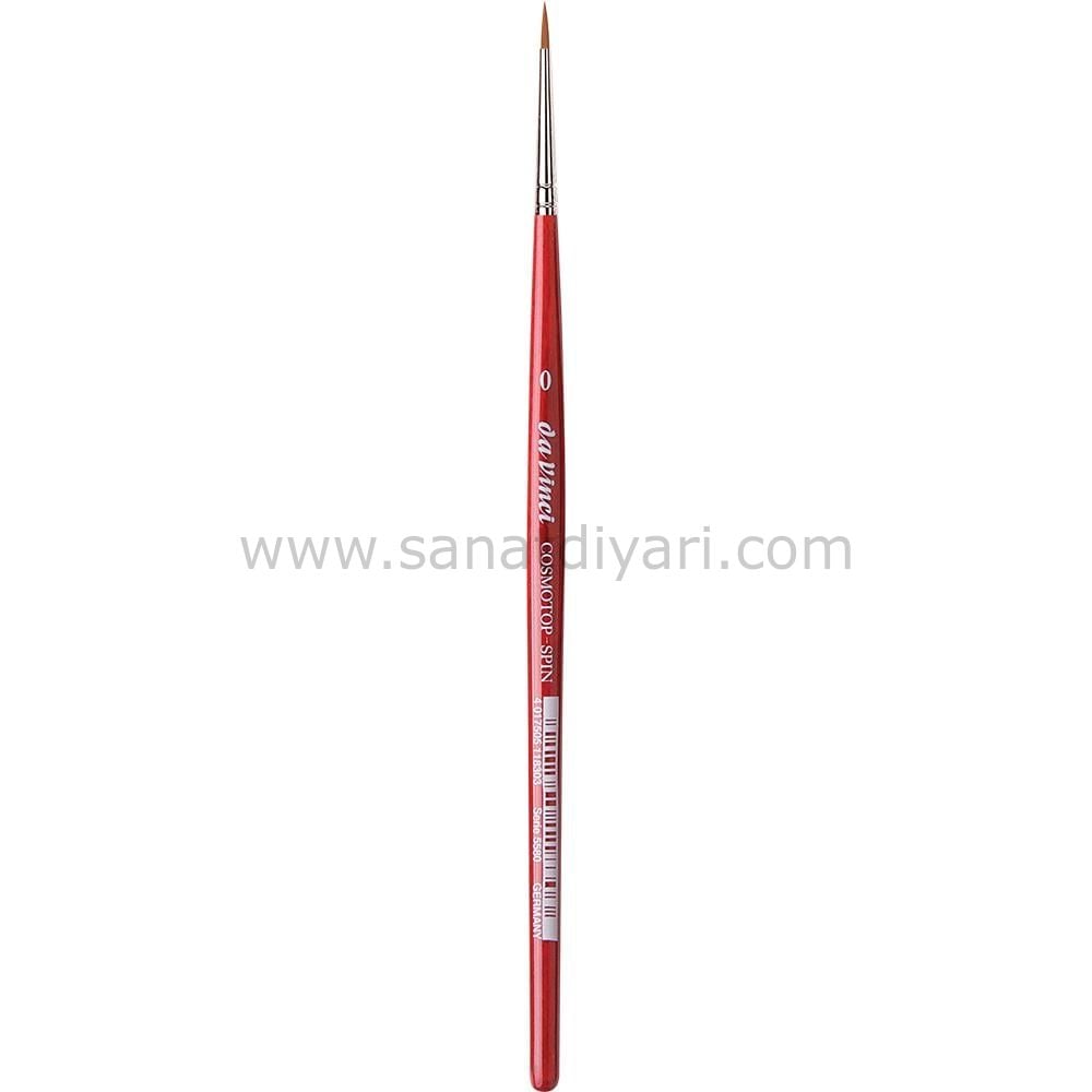 Da Vinci 5580 Serisi Fırça No:0 Cosmotop Spin Sentetik Yuvarlak Sulu Boya Fırçası