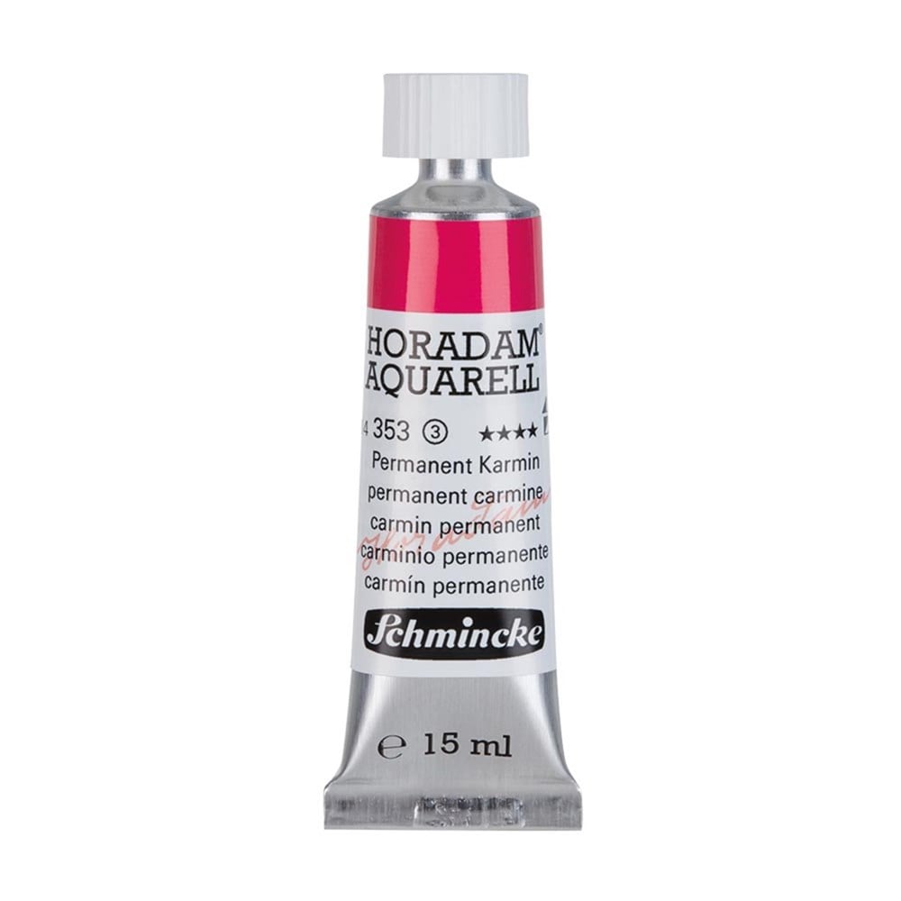 Schmincke Horadam Aquarell Artist Sulu Boya 15 ml Tüp Seri 3 353 permanent carmine