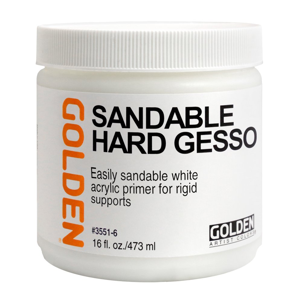 Golden SANDABLE HARD GESSO 473 ML
