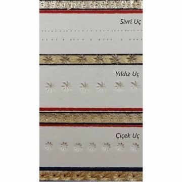 Şemseart Metal Çiçek Uçlu Mühre/Ahşap Sap (Deri Kılıflı )