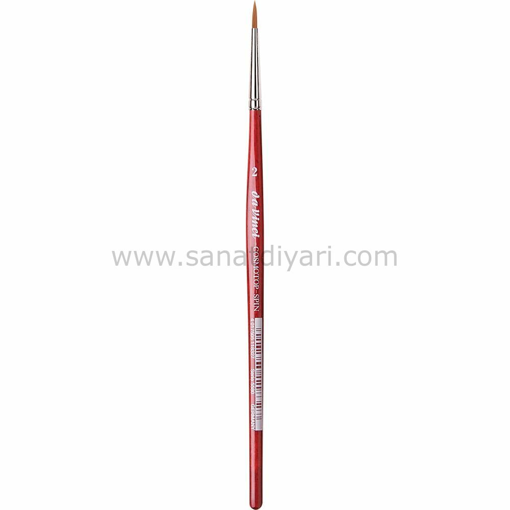 Da Vinci 5580 Serisi Fırça No:2 Cosmotop Spin Sentetik Yuvarlak Sulu Boya Fırçası