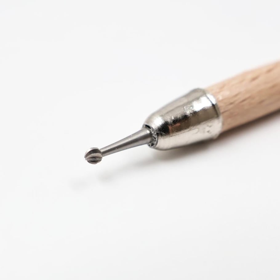 Şemseart Metal Yıldız Uçlu Mühre/Ahşap Sap (Deri Kılıflı )