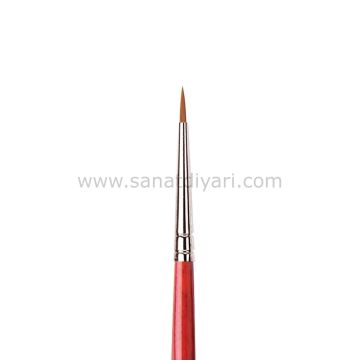 Da Vinci 5580 Serisi Fırça No:2/0 Cosmotop Spin Sentetik Yuvarlak Sulu Boya Fırçası