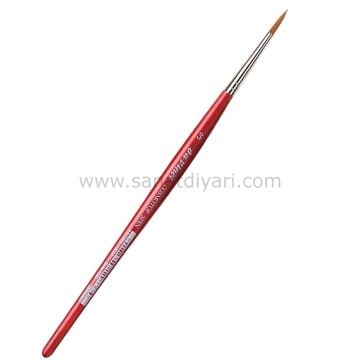 Da Vinci 5580 Serisi Fırça No:3 Cosmotop Spin Sentetik Yuvarlak Sulu Boya Fırçası