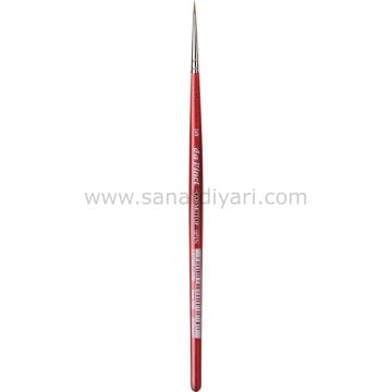 Da Vinci 5580 Serisi Fırça No:3/0 Cosmotop Spin Sentetik Yuvarlak Sulu Boya Fırçası