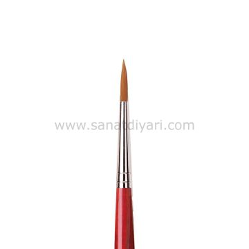 Da Vinci 5580 Serisi Fırça No:4 Cosmotop Spin Sentetik Yuvarlak Sulu Boya Fırçası