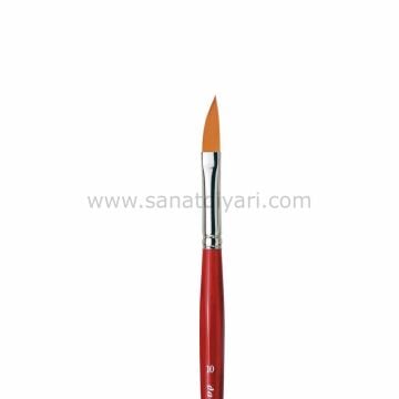 Da Vinci 5587 Serisi Fırça No:10 Cosmotop Spin Sentetik Yan Kesik Sulu Boya Çizgi Fırçası