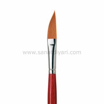 Da Vinci 5587 Serisi Fırça No:14 Cosmotop Spin Sentetik Yan Kesik Sulu Boya Çizgi Fırçası