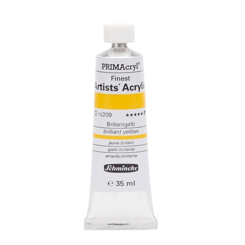 Schmincke 209 brilliant Yellow Primacryl Artist Akrilik Boya 35 ml Seri 2