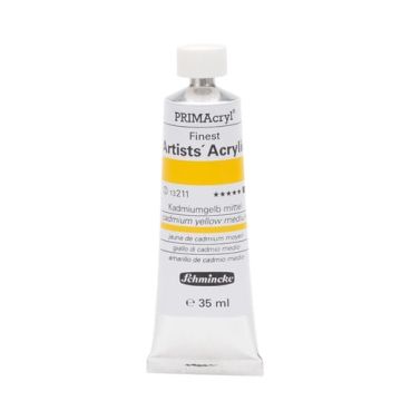 Schmincke 211 Cadmium Yellow medium Primacryl Artist Akrilik Boya 35 ml Seri 3